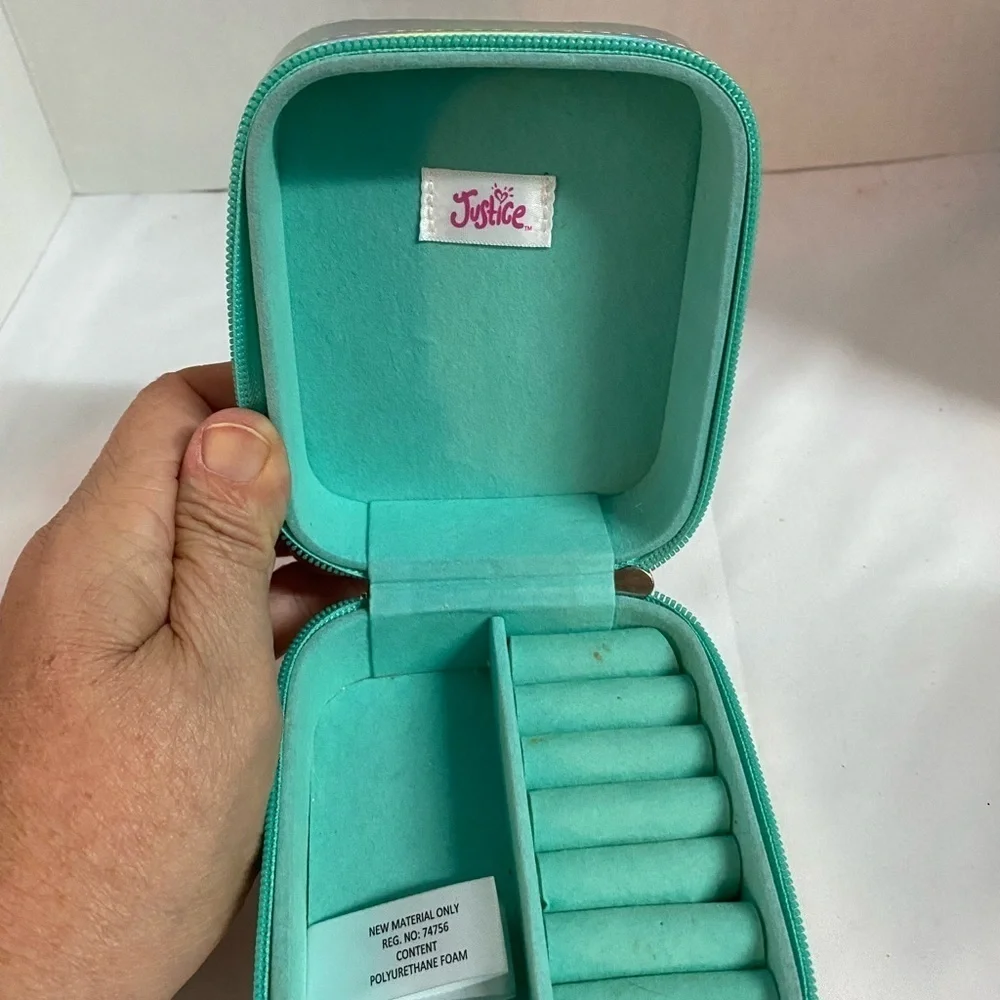 Justice Unicorn Jewelry zipper box (FH)